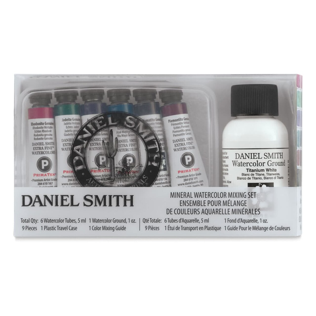 Daniel Smith Extra Fine Watercolor - Set of 7, Minerals Watercolor Mixing Set, 5 ml Tubes
